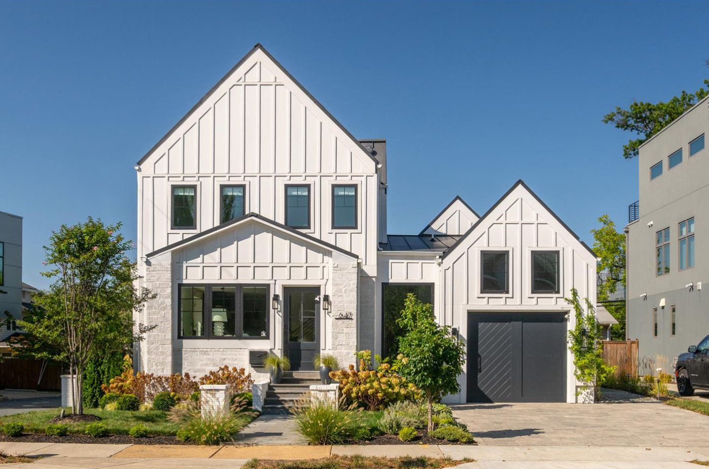 Luxury custom home exterior — Nuwave Construction