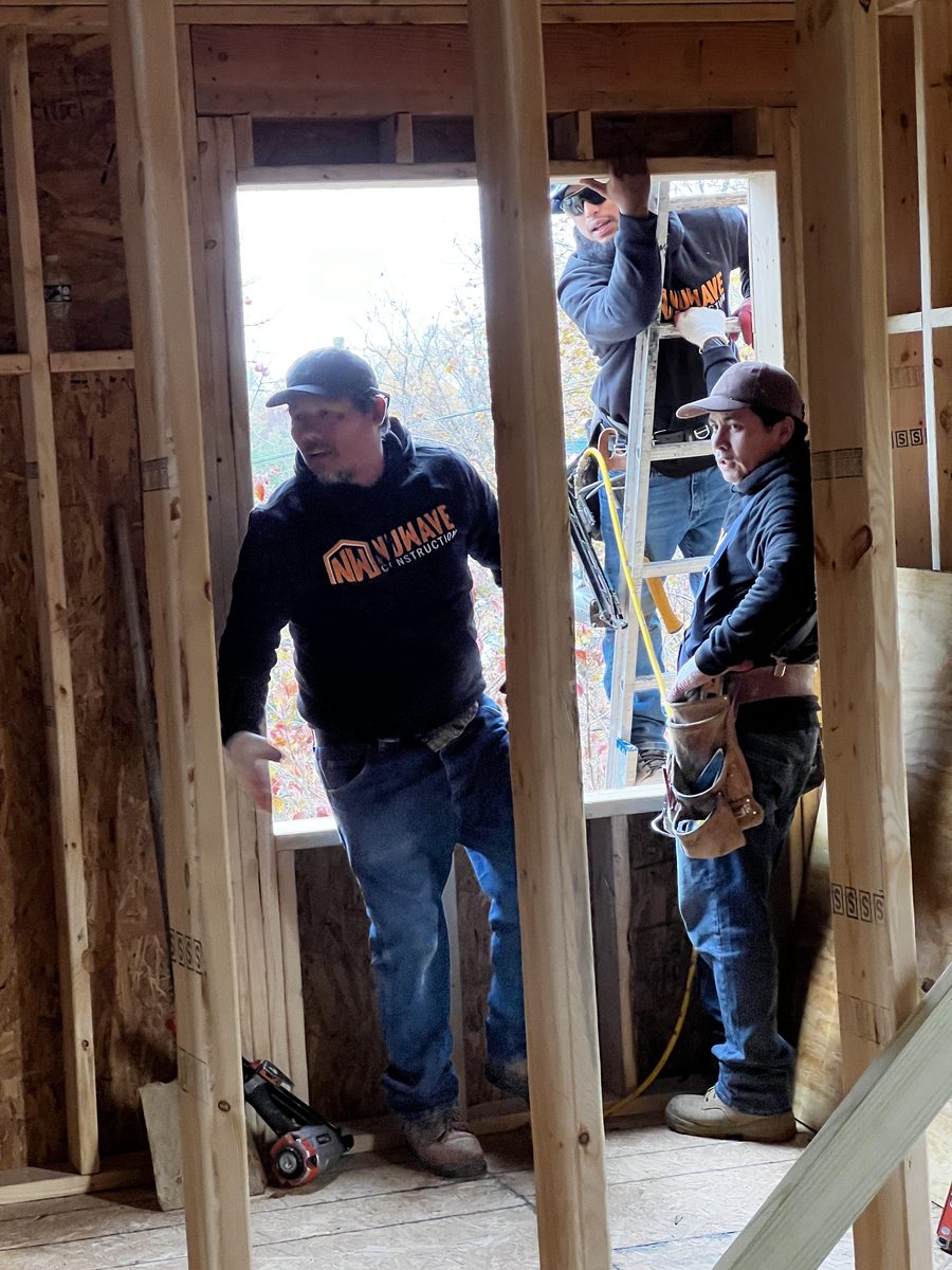 New home construction framing — Nuwave Construction