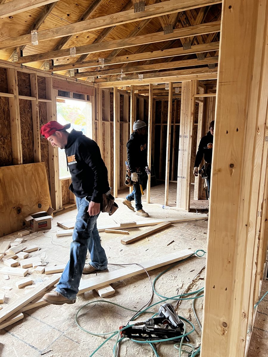 Completed custom home exterior — Nuwave Construction